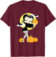 Betty Boop Halloween Sexy Miss Dracula Pumpkin Night Poster T-Shirt - T-Shirt | Maroon