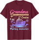 Grandma Granddaughter Memories Gift Cruise Vacation T-Shirt - T-Shirt | Maroon