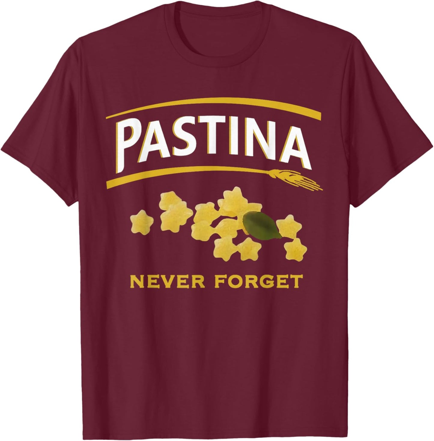 Pastina Never Forget T-Shirt - T-Shirt | Maroon