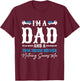 Men Wrecker Father's Day I'm A Dad And Tow Truck Driver T-Shirt - T-Shirt | Maroon