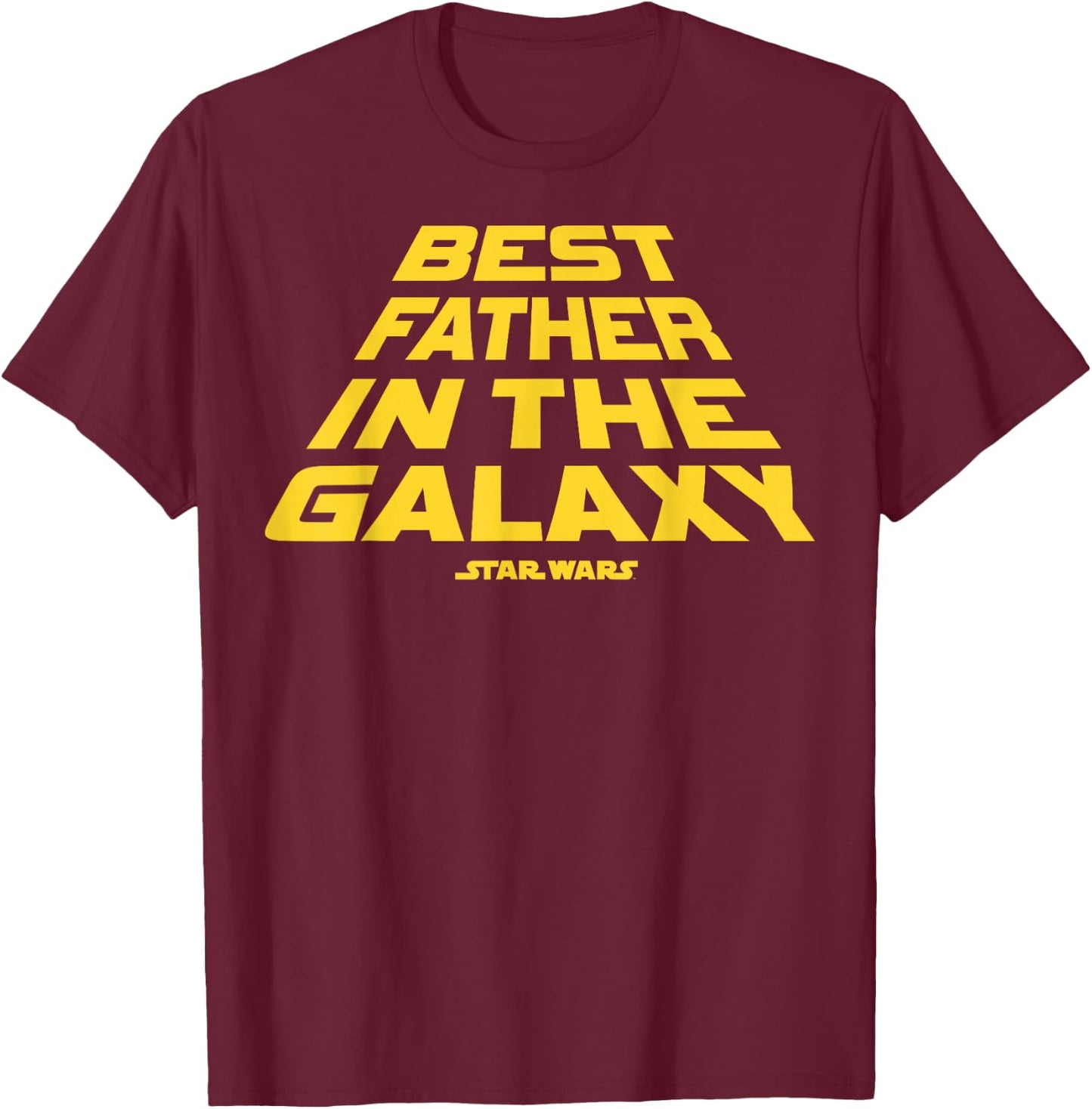 Star Wars Best Father In The Galaxy T-Shirt - T-Shirt | Maroon