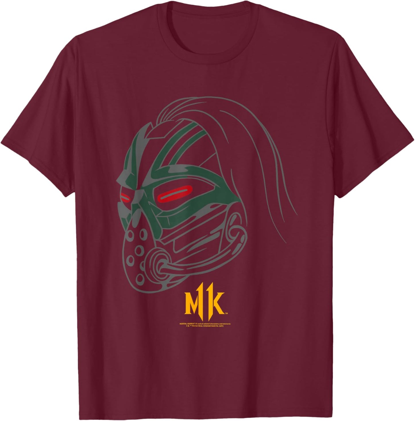 Mortal Kombat 11 Cabal T-Shirt - T-Shirt | Maroon