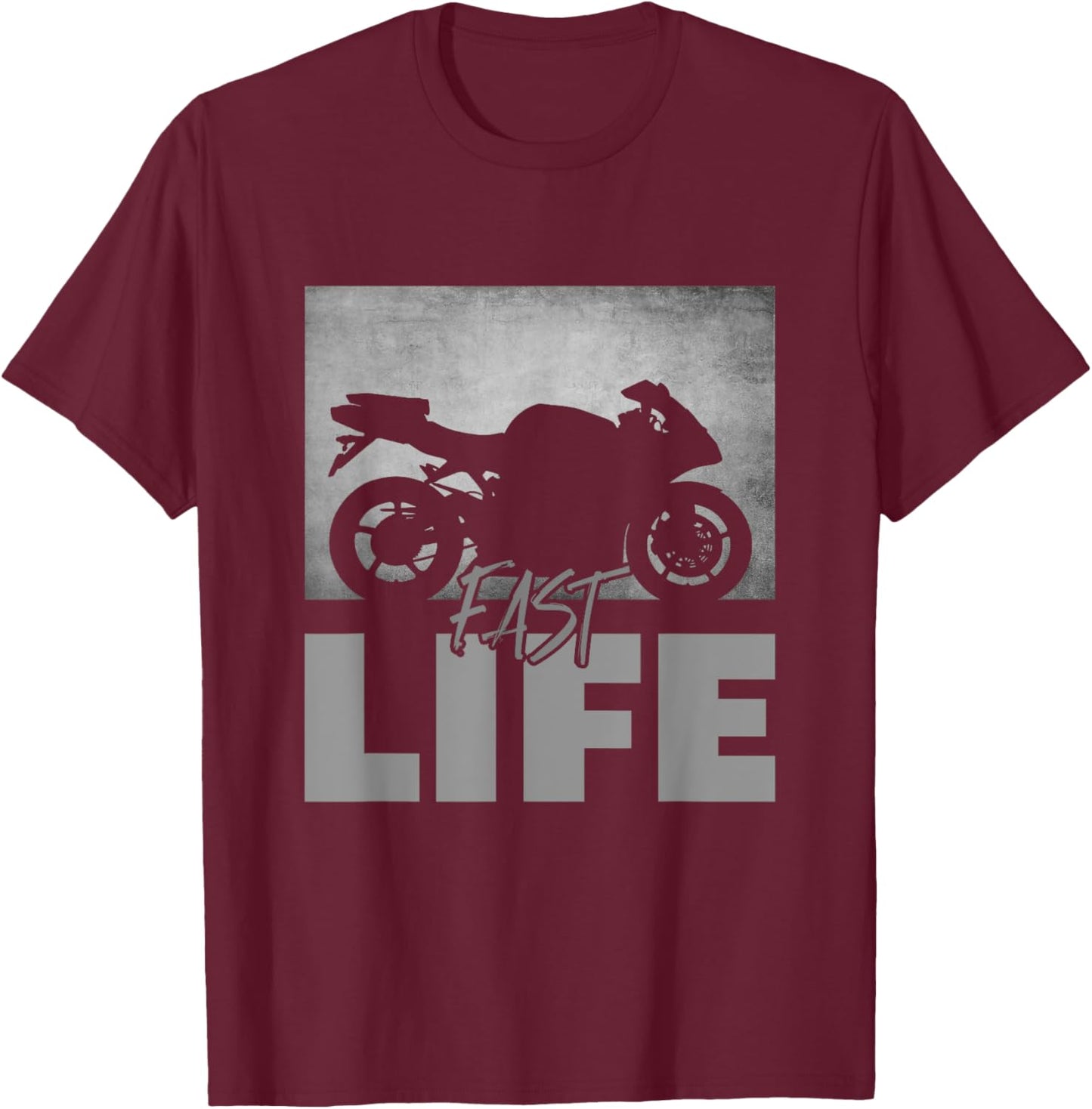 Motorcycle Apparel - Motorcycle T-Shirt - T-Shirt | Maroon