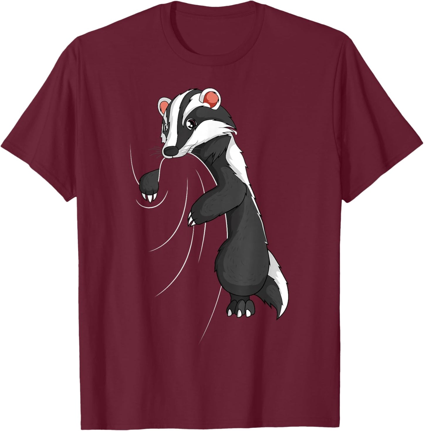 Badger , Black, S T-Shirt - T-Shirt | Maroon