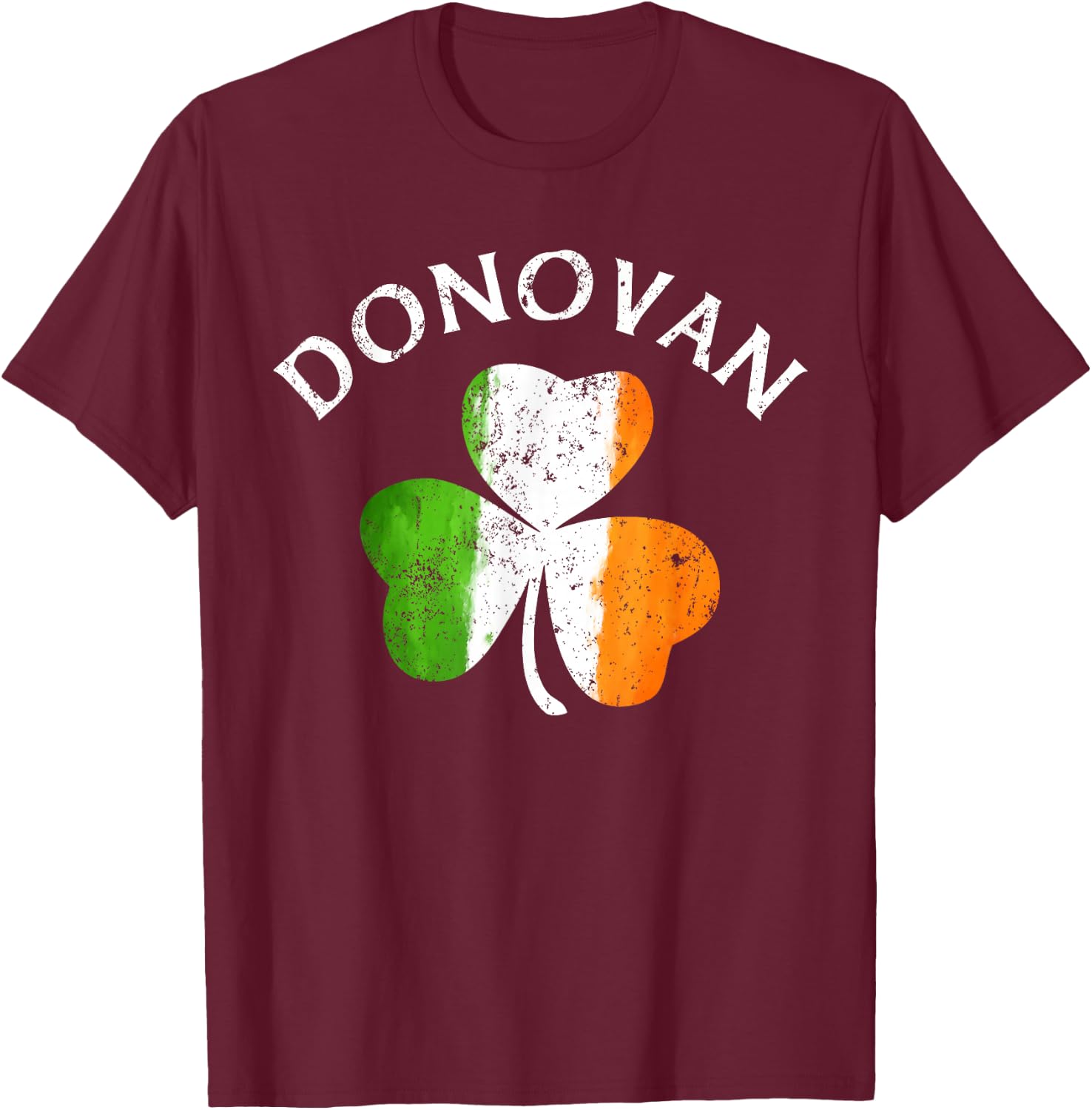 Donovan Irish Family Name T-Shirt - T-Shirt | Maroon