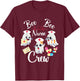 Boo Boo Crew Nurse Ghost Costume Funny Halloween Gift T-Shirt - T-Shirt | Maroon