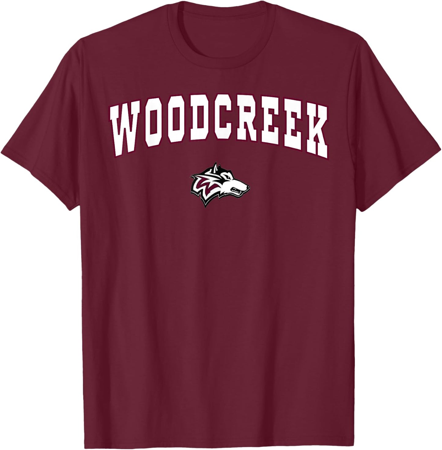 Woodcreek High School Timberwolves C2 T-Shirt - T-Shirt | Maroon