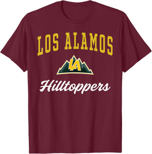 Los Alamos High School Hilltoppers C3 T-Shirt - T-Shirt | Maroon