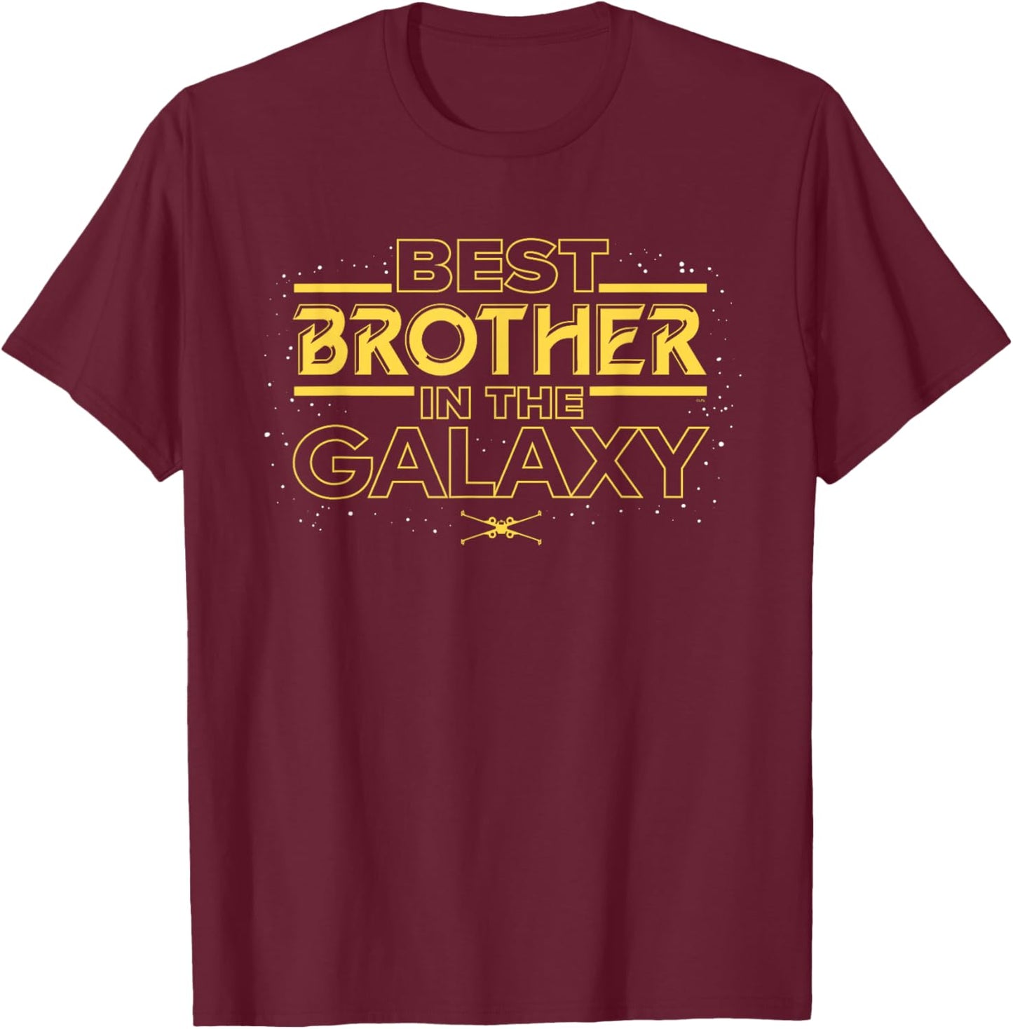 Star Wars Best Brother in the Galaxy Family Trip Birthday T-Shirt - T-Shirt | Maroon