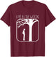 I Pee In The Woods Camping Nature Lovers Backpacking T-Shirt - T-Shirt | Maroon
