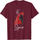 Spain Flamenco T-Shirt - T-Shirt | Maroon