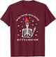 Funny Skull When You're Dead Inside but it's a New Year T-Shirt - T-Shirt | Maroon