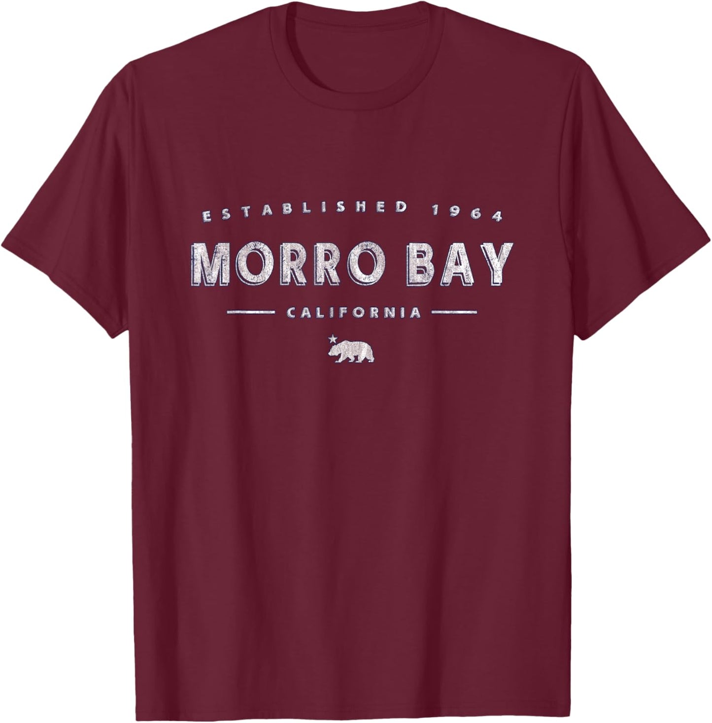 Morro Bay California - Morro Bay CA T-Shirt - T-Shirt | Maroon