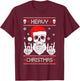 Geschenk Christmas Rock & Heavy Metal Weihnachten Heavy Metal Christmas 2020 Ugly Christmas T-Shirt - T-Shirt | Maroon