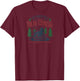 The Polar Express Train Depot Raglan Baseball T-Shirt - T-Shirt | Maroon