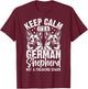 Keep Calm Its A German Shepherd Not A Freaking Shark T-Shirt - T-Shirt | Maroon