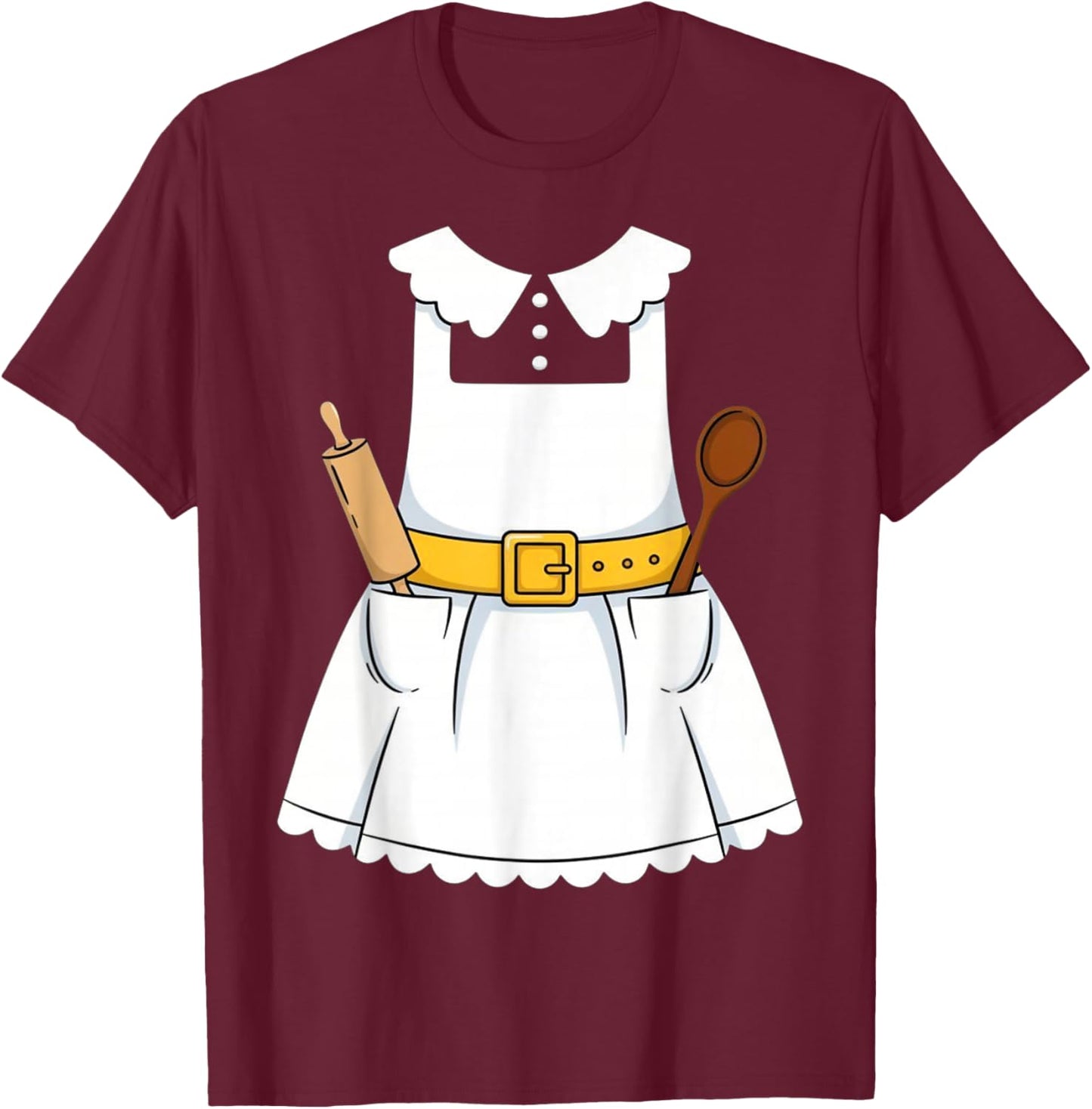 Pilgrim Costume Family Thanksgiving Shirts Girls T-Shirt - T-Shirt | Maroon