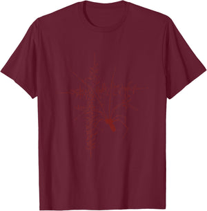 Harvestman on Thorn Cross Grunge Emo Alt T-Shirt - T-Shirt | Maroon