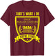 Thats What I do I Ride Roller Coaster Gifts Hobby T-Shirt - T-Shirt | Maroon