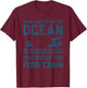 When You Enter The Ocean You Enter The Food Chain Shark T-Shirt - T-Shirt | Maroon