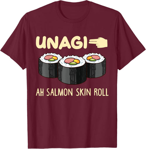 Unagi Mindfulness Total Awareness Funny Ah Salmon Skin Roll