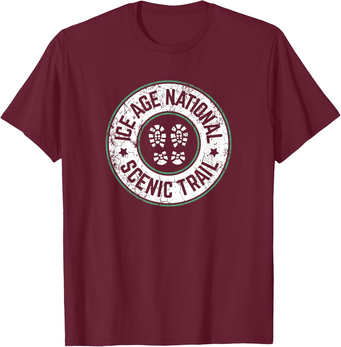 Ice Age Trail T-Shirt - T-Shirt | Maroon