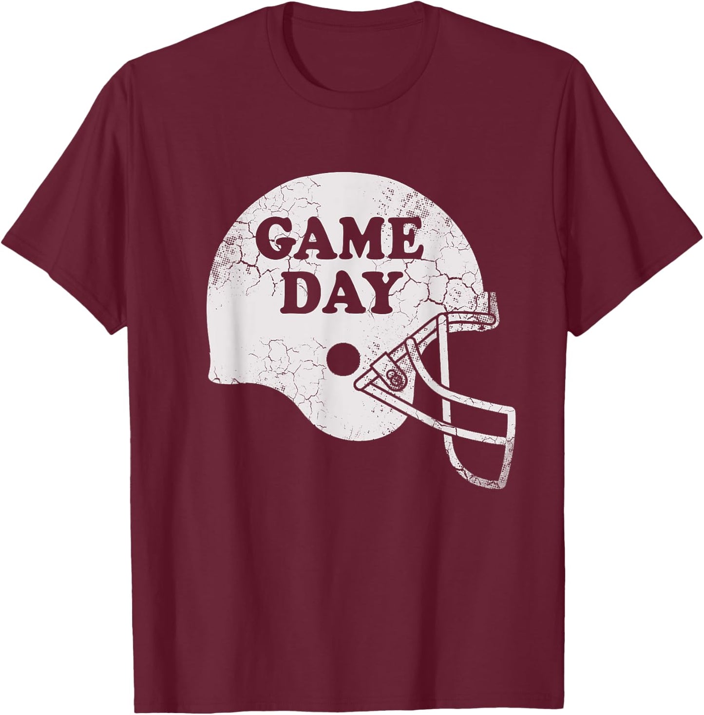 Football Game Day Men Women Kids Boys Girls T-Shirt - T-Shirt | Maroon