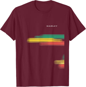 Marley Official Rasta Splatter T-Shirt - T-Shirt | Maroon