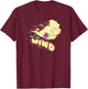 Disney Pixar Elemental Like The Wind Racing Lutz Poster T-Shirt - T-Shirt | Maroon