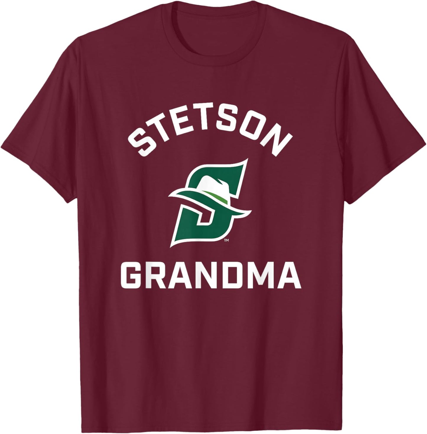 Stetson University Hatters Arched Grandma T-Shirt - T-Shirt | Maroon