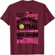 Jesus In Her Heart Softball Hand Funny Pitcher Gift T-Shirt - T-Shirt | Maroon