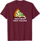 Half Irish Half Italian Funny St Patricks Day Shamrock Pizza T-Shirt - T-Shirt | Maroon