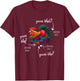 Guess What Chicken Butt Guess Why Chicke Thigh Guess Who Poo T-Shirt - T-Shirt | Maroon