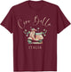 Ciao Bella Italy Casual Vacation and Summer Fashion T-Shirt - T-Shirt | Maroon