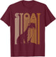 STOAT Design for a Stoat lover T-Shirt - T-Shirt | Maroon