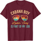 Cabana Boy Beach Bartender Sexy Cabana Boy T-Shirt - T-Shirt | Maroon