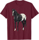 Beautiful Black Blanket Appaloosa Horse Lover Gift T-Shirt - T-Shirt | Maroon
