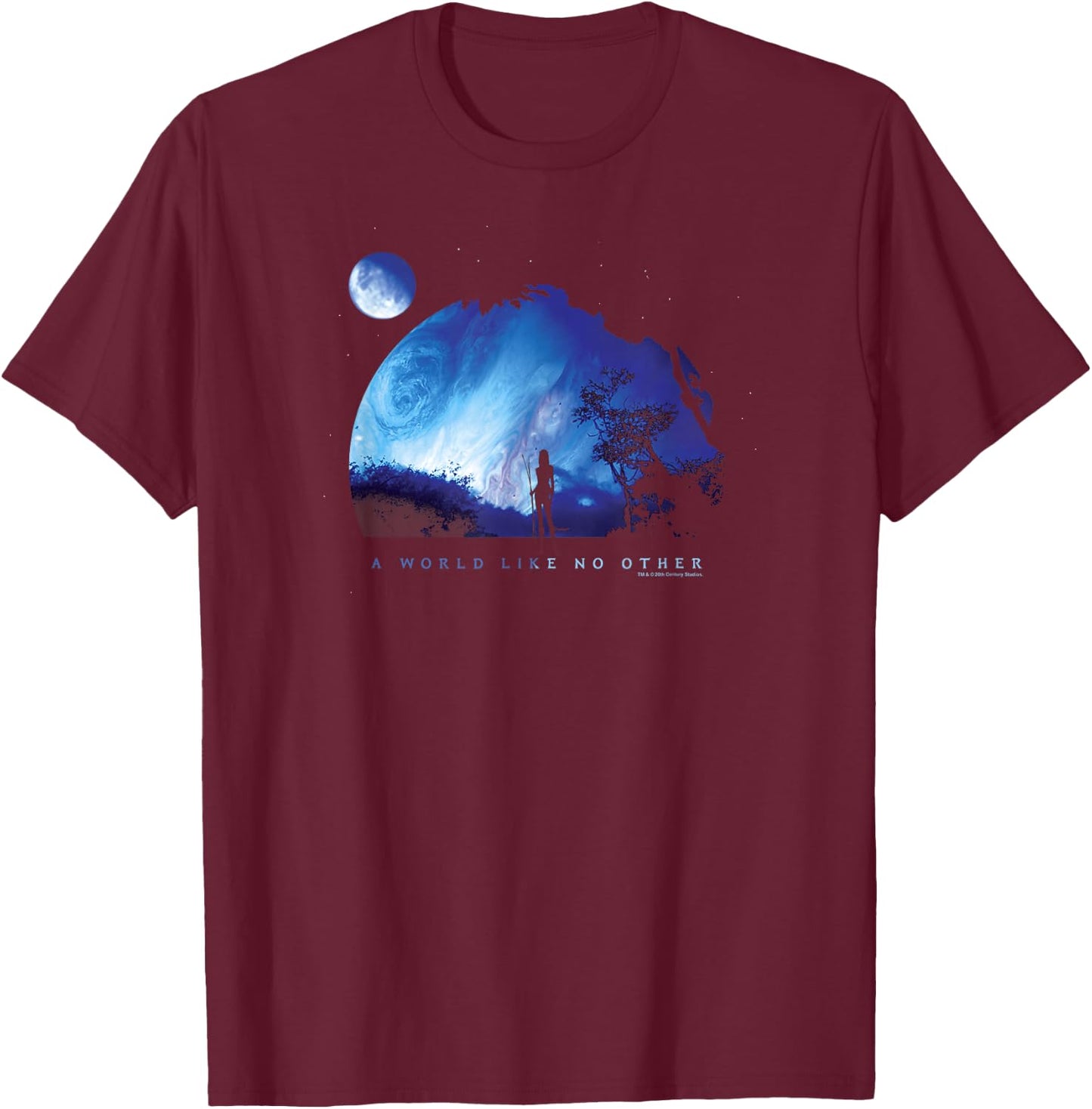 Avatar Na'vi Pandora A World Like No Other T-Shirt - T-Shirt | Maroon