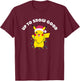 Pokémon - Christmas Pikachu Up to Snow Good T-Shirt - T-Shirt | Maroon