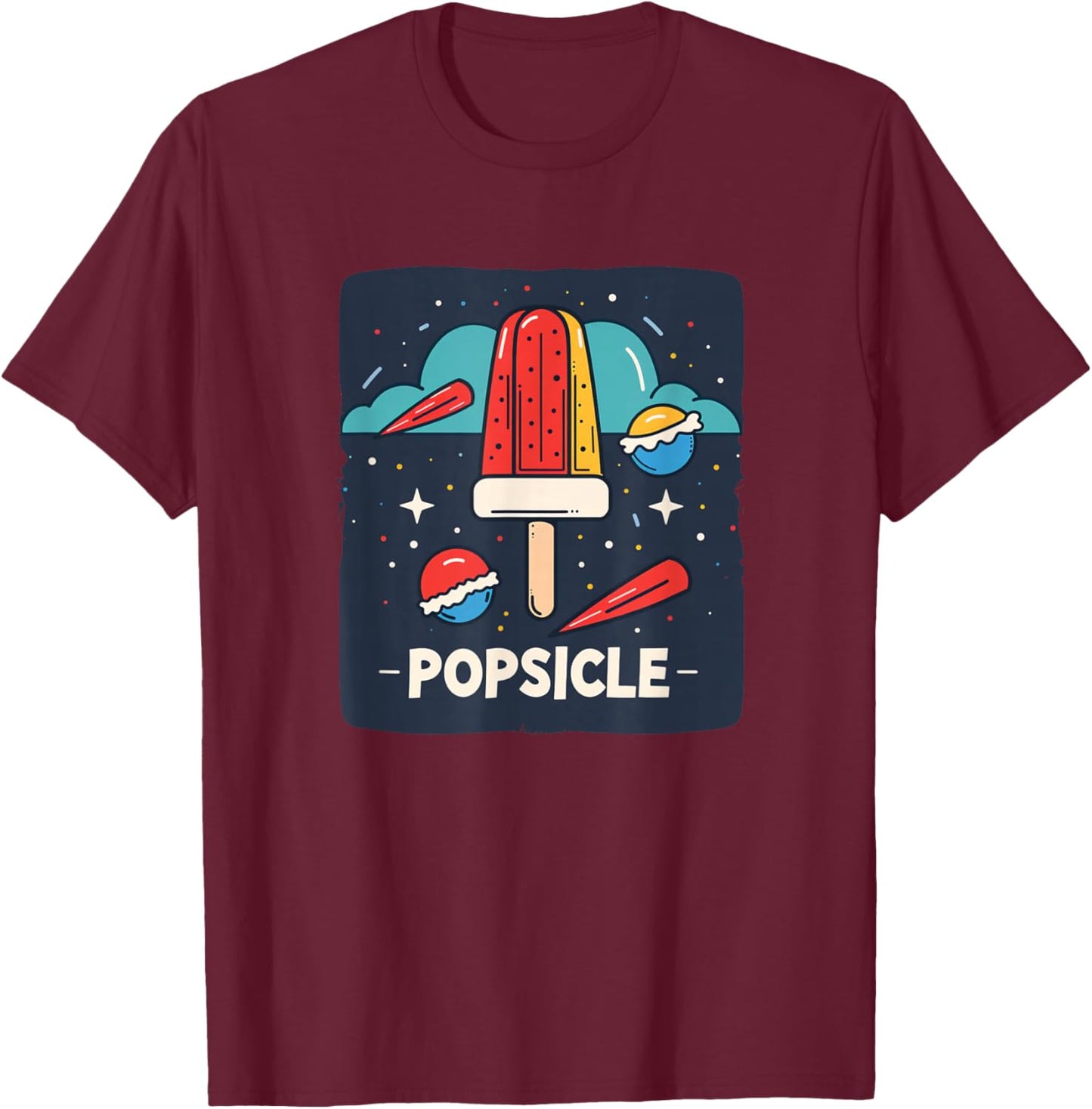 Popsicle the ultimate summer treat for kids and adults alike T-Shirt - T-Shirt | Maroon
