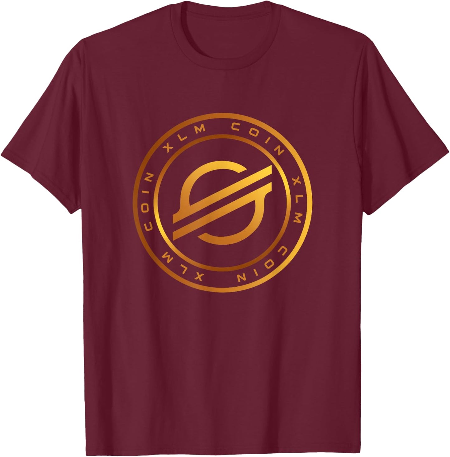 Stellar Lumens crypto HODL XLM coin Digital Money Token Gift T-Shirt - T-Shirt | Maroon