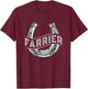 Farrier Horseshoe Equine Shoeing T-Shirt - T-Shirt | Maroon