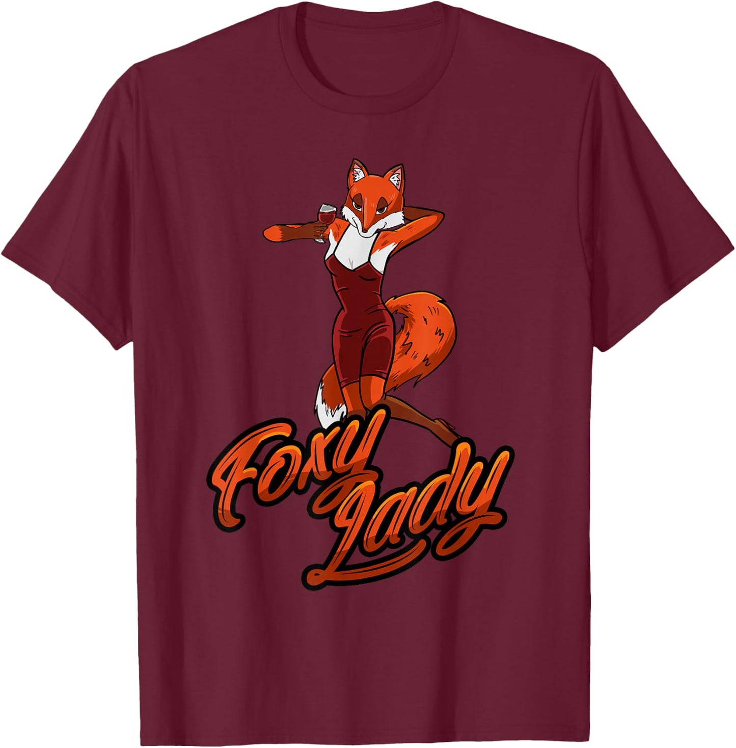 Foxy Lady T-Shirt - T-Shirt | Maroon