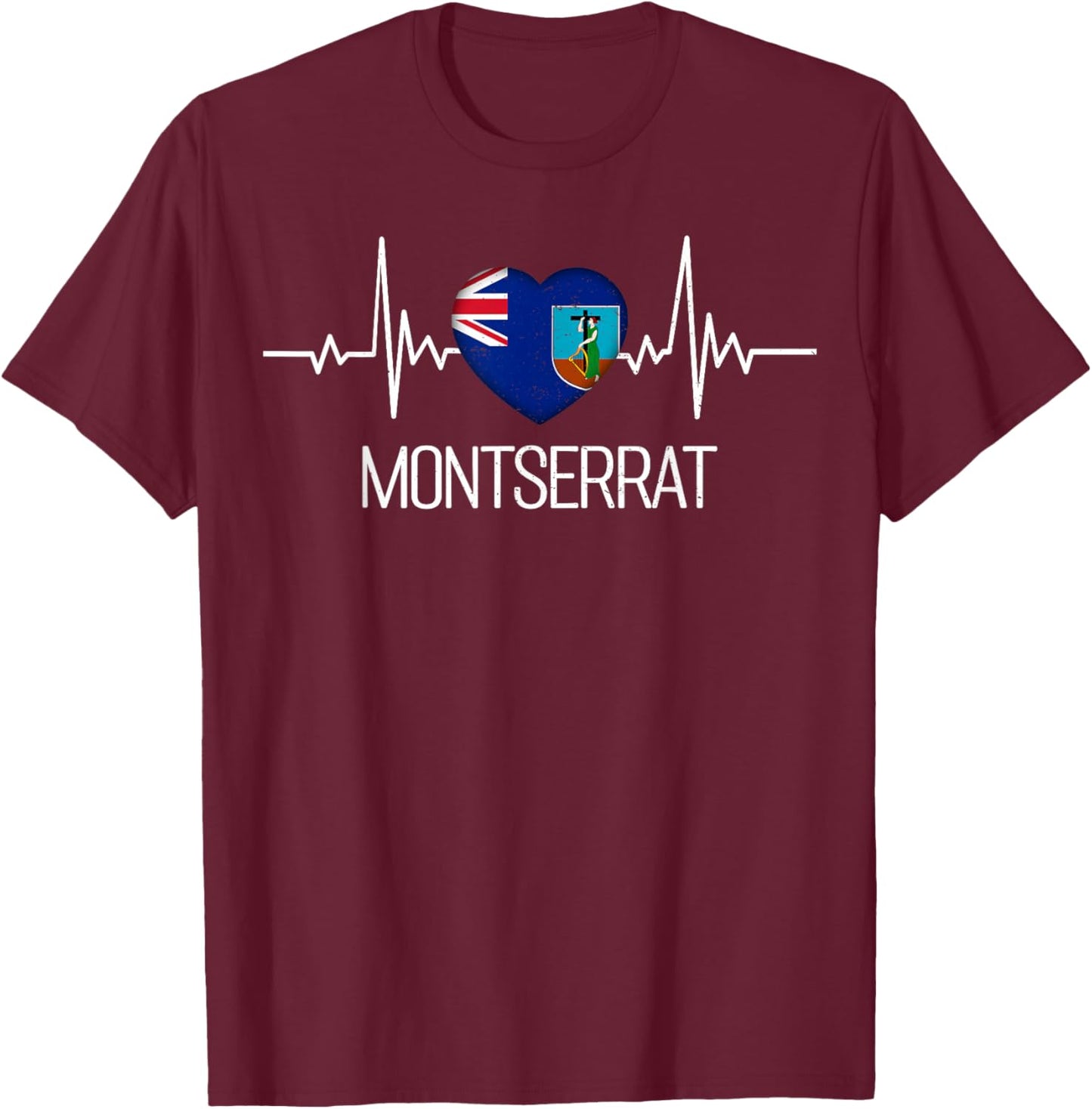 Montserrat T-Shirt - T-Shirt | Maroon