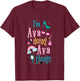 I'm Ava Doing Ava Things Cute Girls Gift T-Shirt - T-Shirt | Maroon