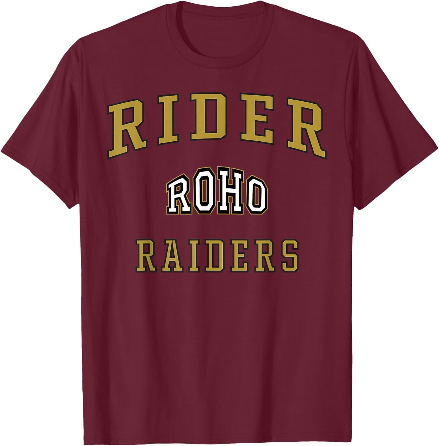 Rider High School Raiders C1 T-Shirt - T-Shirt | Maroon
