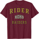 Rider High School Raiders C1 T-Shirt - T-Shirt | Maroon