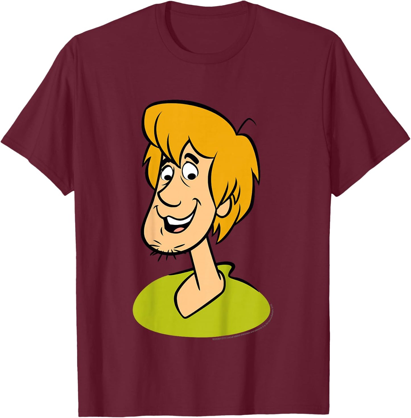 Kids Scooby Doo Shaggy Large Portrait T-Shirt - T-Shirt | Maroon