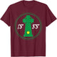 Celtic Cross Irish 1888 Coybig T-Shirt - T-Shirt | Maroon