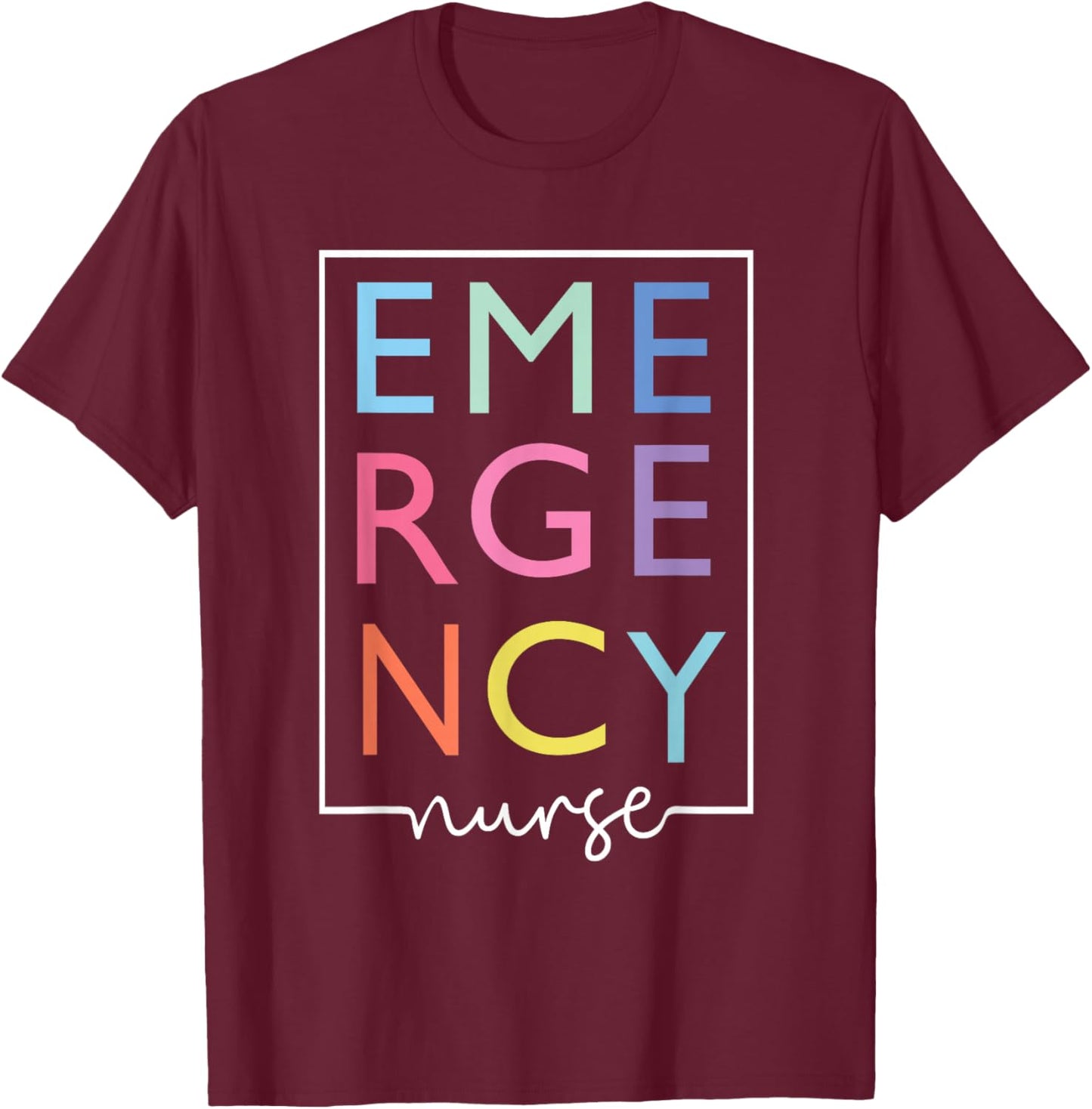 Cool Nurse Emergency Department Emergency Nursing Room T-Shirt - T-Shirt | Maroon